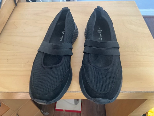 Ladies black canvas - tu,