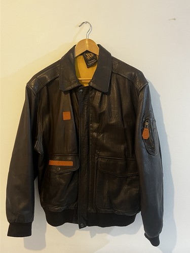 Vintage leather jacket mens - leather,