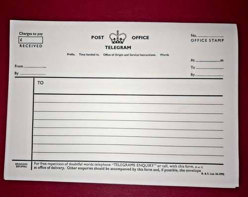 Vintage 1967 gpo post office - gpo,