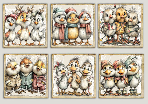 Christmas card toppers - christmas,