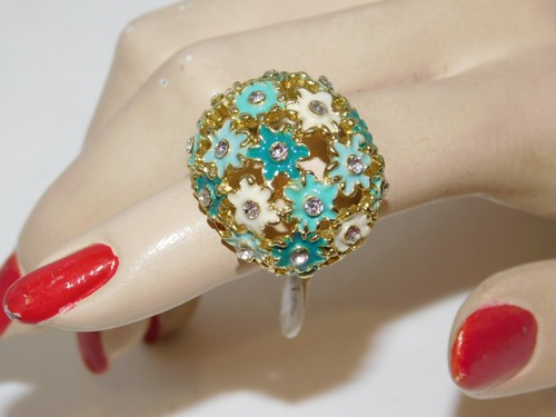 Huge dome blue enamel - dome,