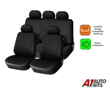 Black car seat covers - car,