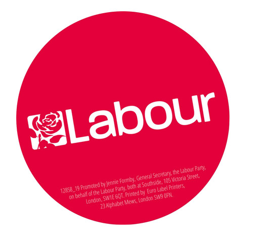Official labour party sticker - official,