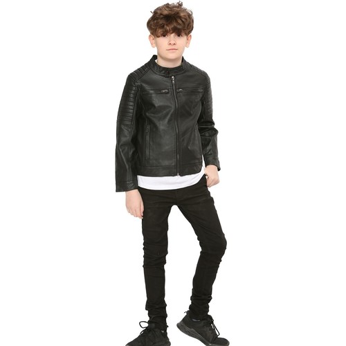 Kids boys black - boys, pu