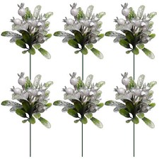 Artificial frosted mistletoe - artificial,