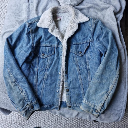 Levi sherpa denim jacket - sherpa,