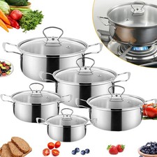 Stainless Steel Stockpot with