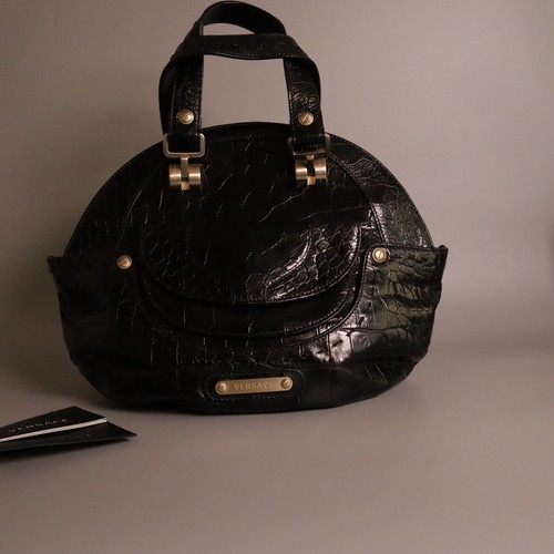 Vintage versace black - black, croc