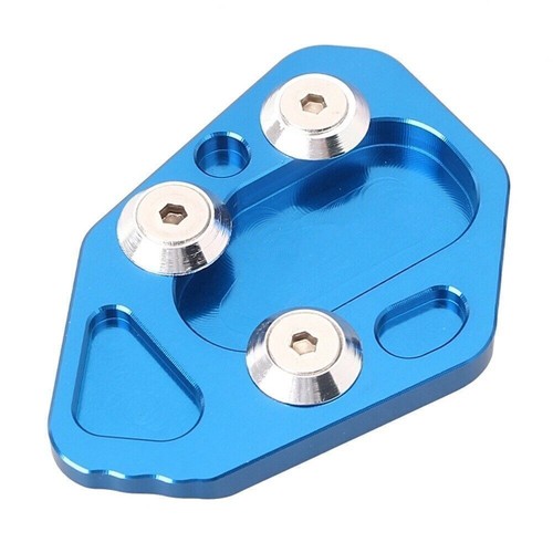 Blue motorcycle side - blue, stand
