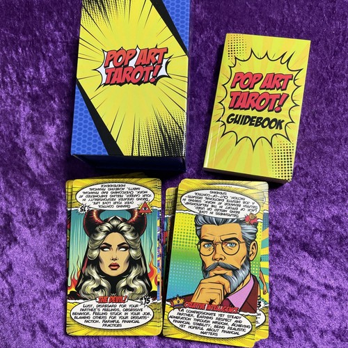 Pop art tarot cards - art, thick