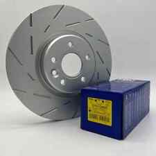 FRONT Slotted Brake Discs &