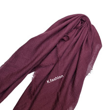 New PREMIUM Quality Crinkle Crimp Plain Maxi Scarf Hijab Shawl Wrap Headscarf UK