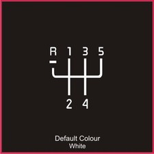 Renaultsport Clio Gearknob Decal, Vinyl, Sticker, Graphics, Car, 172, 182, N2056