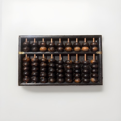 Antique japanese wooden abacus - antique,