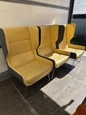 Set leather high back - 3, ,