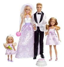Barbie Wedding Gift Set Dolls