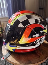 Kevin Schwantz Replica motorcycle helmet, full face.