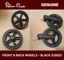 Front & Back Wheels Black-