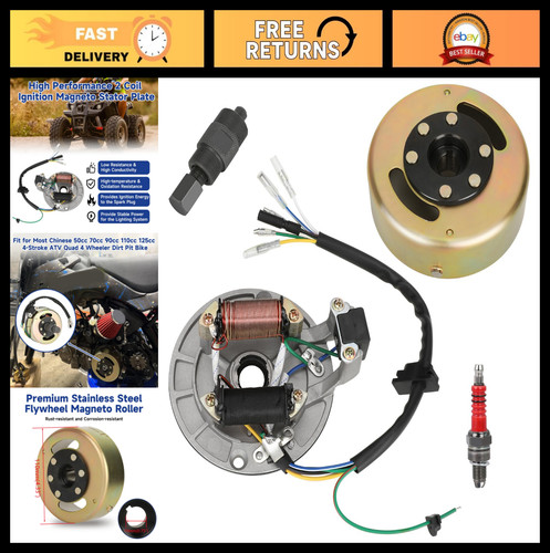Coil ignition magneto stator - 2,