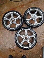 3 X Wolf Racing alloy wheels 17 inch 205/40/17