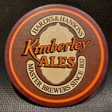 Hardy Hansons Beer Mat Uk Cat