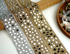 Indian Mirror Lace Trim