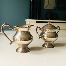 Vintage Antique EPNS Milk and