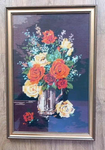 Vintage completed flowers - vintage,