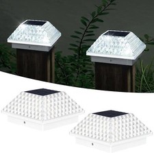 4 x Solar Post Cap Lights