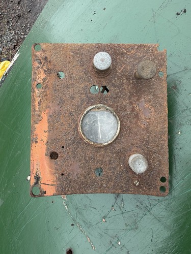 Tractor dash panel barn find - dash,