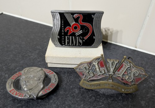Elvis presley belt buckles - 3,