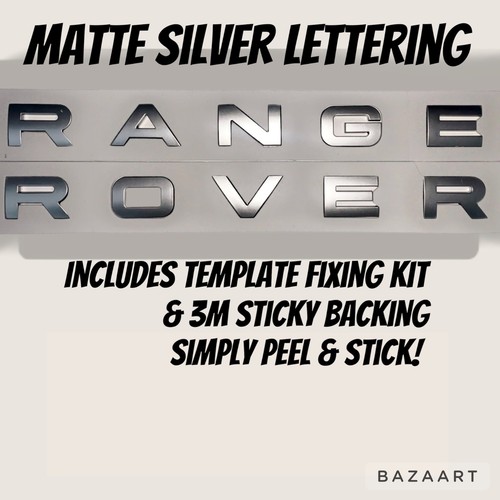 Matt silver badge - matt, fit