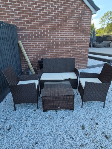 Rattan piece garden - 3-piece,