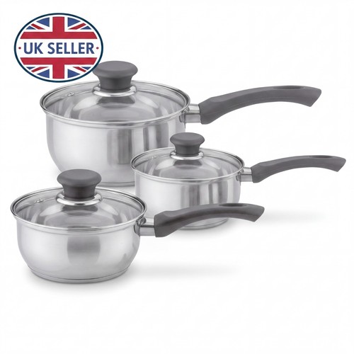 Piece saucepan set stainless - 6,