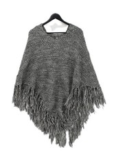 Topshop Women's Coat Grey 100% Other Overcoat