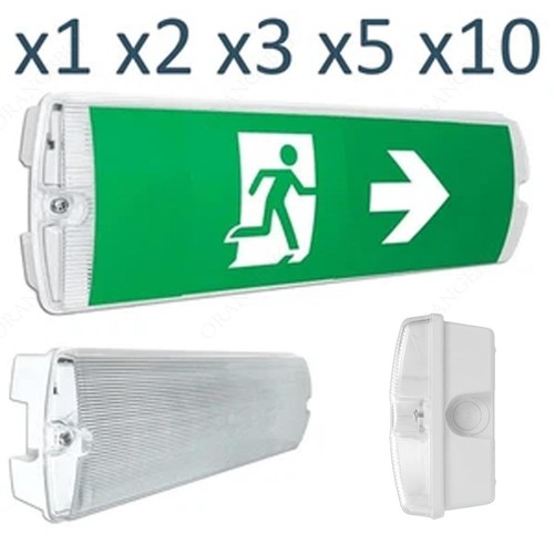 Led emergency bulkhead light - led,