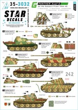 Star decals 3032 35 - star, 1:35