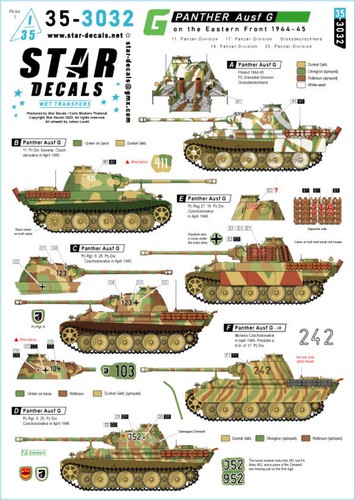 Star decals 3032 35 - 35-3032, 1:35