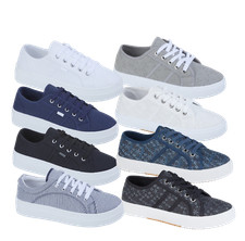 Canvas trainer chunky ladies