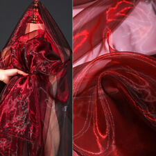 Gradient Organza Tull Fabric Designer Fashion Styling DIY Women Dress Accessory