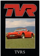 TVR S 2.9 Litre 1989-90 UK Market Foldout Sales Brochure S2