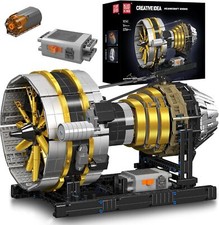 Mould King 10141 Jet Aircraft Engine Battery Pack Building Brick Model 2256pcs