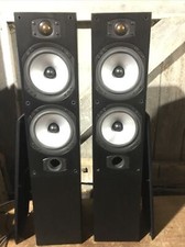 Monitor Audio Bronze B4 Speakers Pair of Floor Standing Black 6 Ohms 150w 106781
