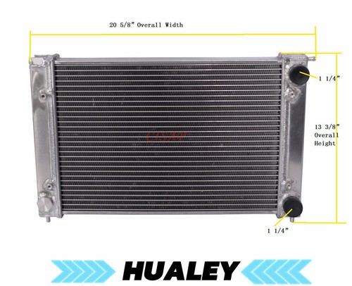 2row aluminum radiator - aluminum,