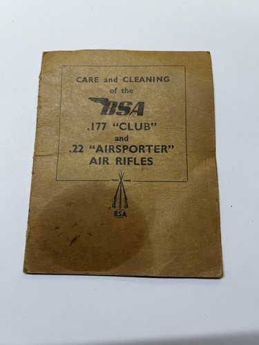 Vintage 1950 bsa care - vintage, +