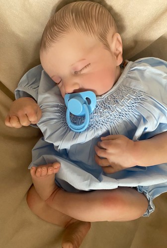 Reborn boy sleeping - sleeping, realistic
