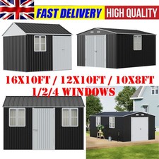 Galvanized garden storage shed - garden,