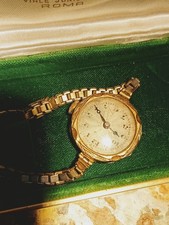 Vintage 9k Ladies 1920's Gold
