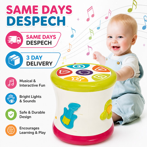 Nicknack baby drum - baby, year