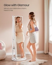 SONGMICS LED Mirror Jewellery